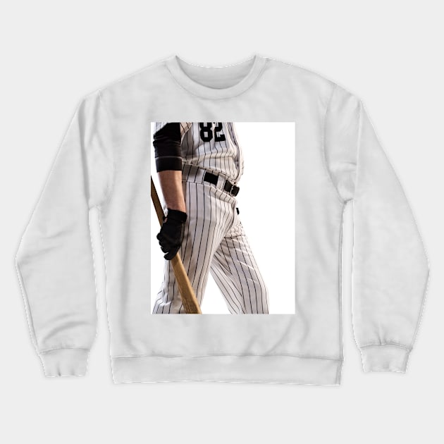 Professional Baseball Player Photography Crewneck Sweatshirt by ProjectX23Red